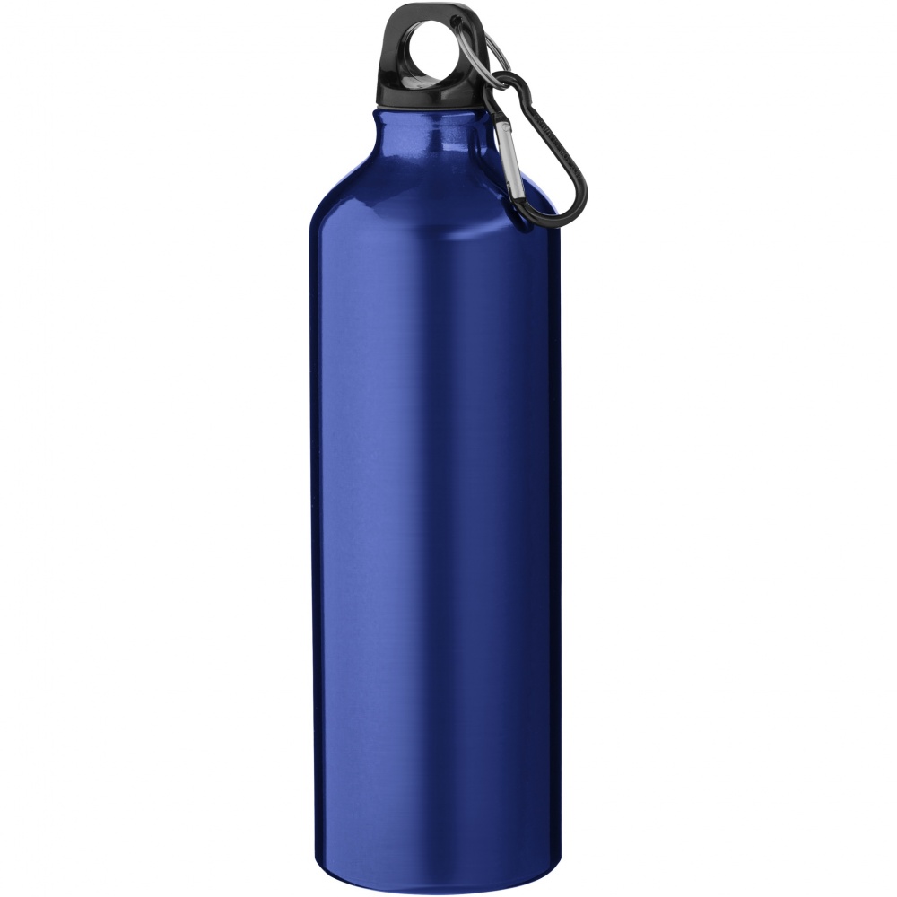 Logotrade Firmengeschenke das Foto: Oregon 770 ml Aluminium Trinkflasche mit Karabinerhaken