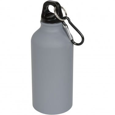 Logotrade Werbeartikel das Foto: Oregon matte 400 ml Trinkflasche mit Karabiner