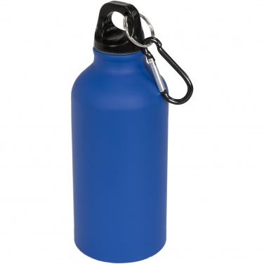 Logotrade Werbegeschenke das Foto: Oregon matte 400 ml Trinkflasche mit Karabiner