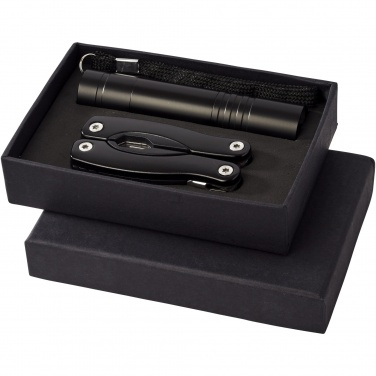 Logotrade Werbegeschenke das Foto: Scout Multifunktionswerkzeugs- und LED-Taschenlampen-Set