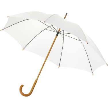 Logotrade werbemittel das Foto: Jova 23" Regenschirm mit Holzstange und -griff