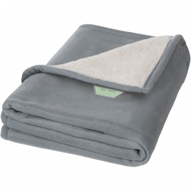 Logotrade Firmengeschenke das Foto: Springwood Decke aus weichem Fleece und Sherpa-Plaid