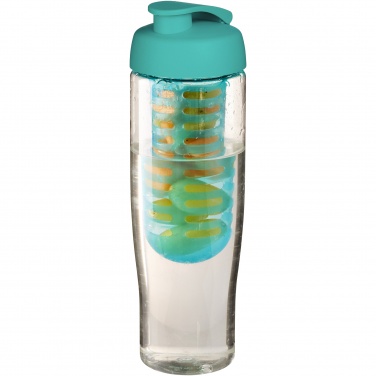 Logotrade Werbegeschenke das Foto: H2O Active® Tempo 700 ml Sportflasche mit Klappdeckel und Infusor