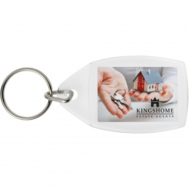 Logotrade Firmengeschenke das Foto: Rhombus Schlüsselanhänger