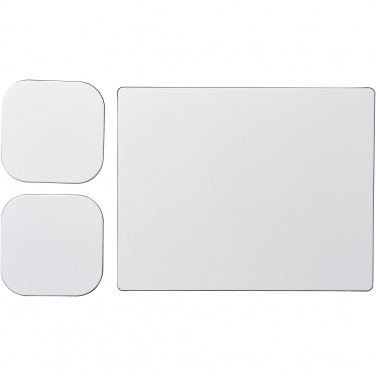 Logotrade Geschäftsgeschenke das Foto: Brite-Mat® Mousepad- und Untersetzer-Set 3