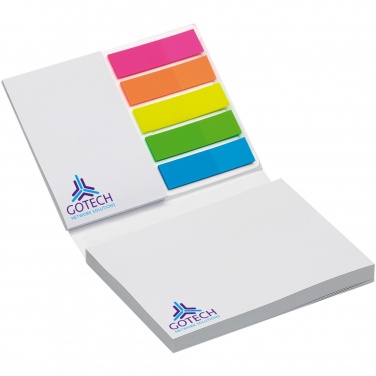 Logotrade Firmengeschenke das Foto: Combi Notiz- und Markierungs-Set mit Softcover