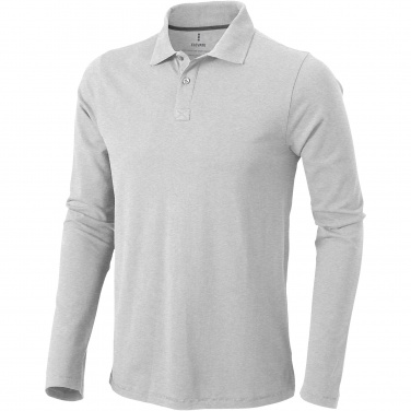 Logotrade Werbegeschenke das Foto: Oakville Langarm Poloshirt für Herren