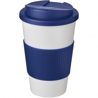 Logotrade werbemittel das Foto: Americano® 350 ml Isolierbecher mit Schutzring & auslaufsicherem Schraubverschluss