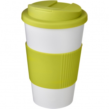 Logotrade Logogeschenke das Foto: Americano® 350 ml Isolierbecher mit Schutzring & auslaufsicherem Schraubverschluss
