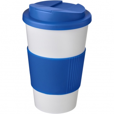 Logotrade werbemittel das Foto: Americano® 350 ml Isolierbecher mit Schutzring & auslaufsicherem Schraubverschluss