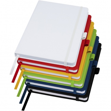Logotrade Werbeartikel das Foto: Honua A5 Notizbuch aus recyceltem Papier mit Cover aus recyceltem PET