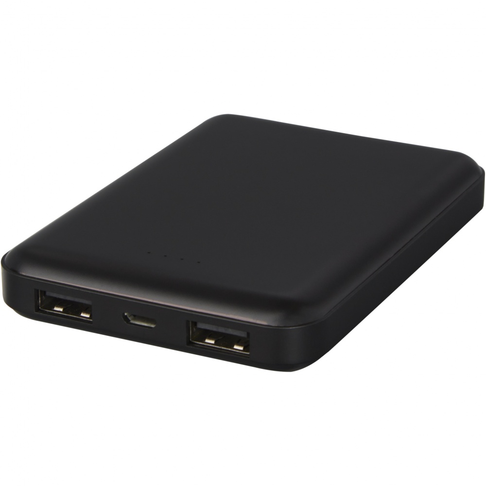 Logotrade Firmengeschenke das Foto: Gleam 5000 mAh ultraflache, Leuchtlogo Powerbank