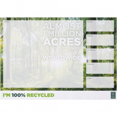 Logotrade Werbeartikel das Foto: Desk-Mate® A3 recycelter Notizblock