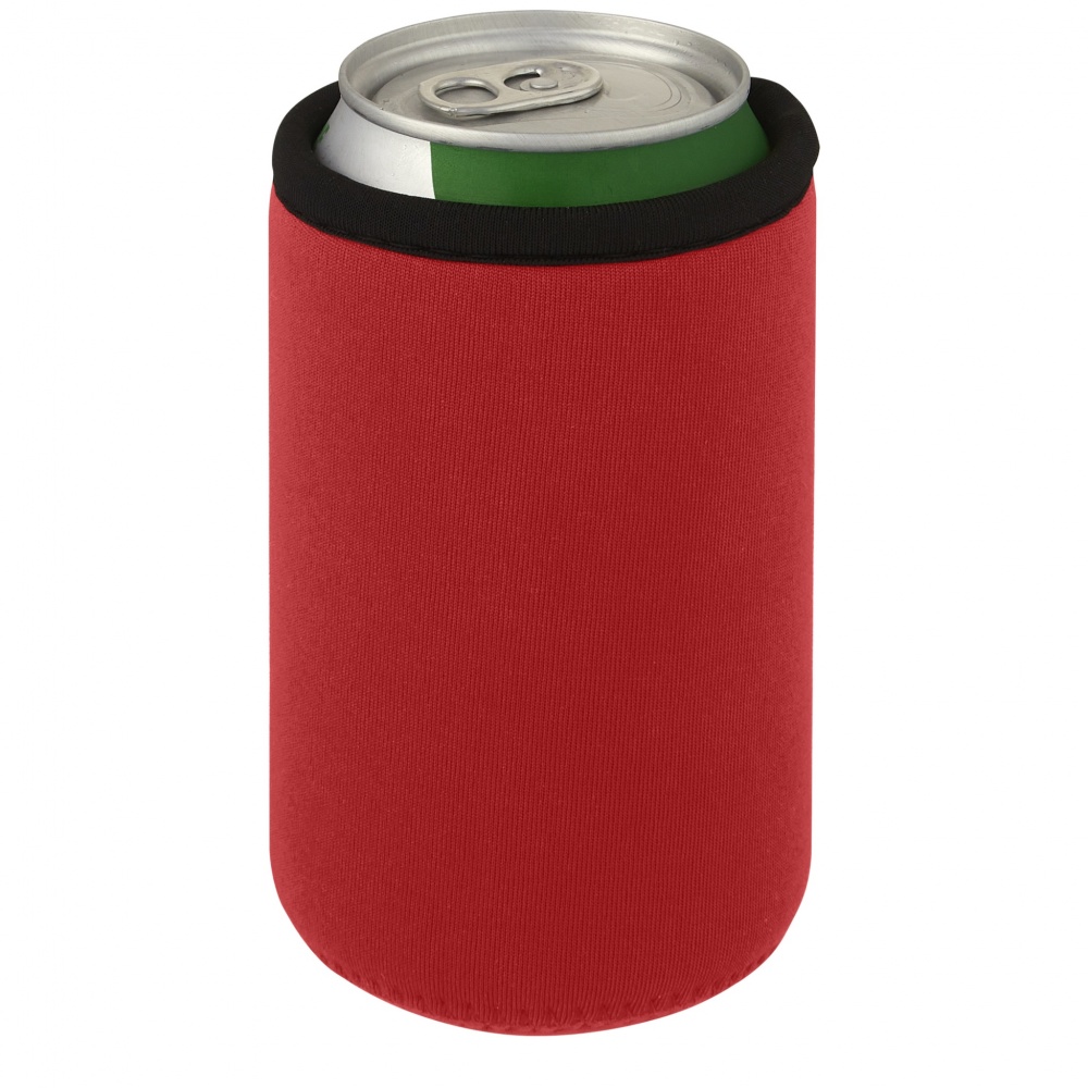 Logotrade Geschäftsgeschenke das Foto: Vrie Dosenmanschette aus recyceltem Neopren