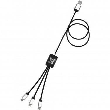 Logotrade Logogeschenke das Foto: SCX.design C17 Easy to Use Ladekabel mit Leuchtlogo