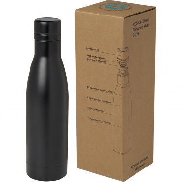 Logotrade Logogeschenke das Foto: Vasa RCS-zertifizierte Kupfer-Vakuum Isolierflasche aus recyceltem Edelstahl, 500 ml
