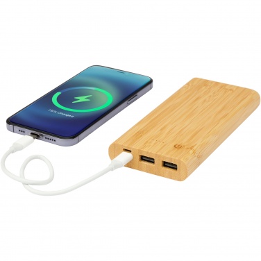 Logotrade werbemittel das Foto: Tulda 10.000 mAh Powerbank aus Bambus