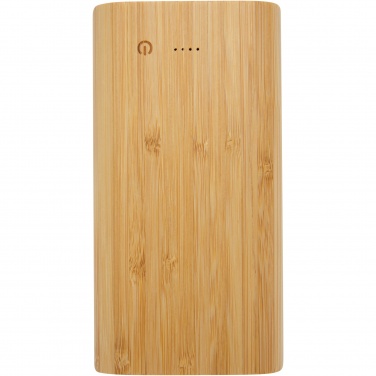 Logotrade Werbeartikel das Foto: Tulda 20.000 mAh Powerbank aus Bambus