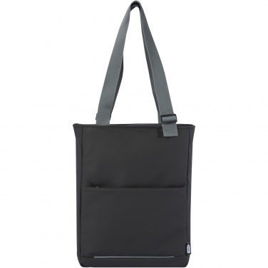 Logotrade Werbeartikel das Foto: Aqua wasserabweisende 14" Laptop-Tragetasche aus GRS Recyclingmaterial 14 L