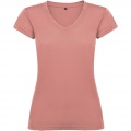 Victoria T-Shirt mit V-Ausschnitt für Damen, Ton Orange
