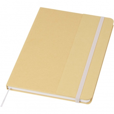 Logotrade Werbegeschenke das Foto: Nelida A5 Hardcover Notizbuch aus recyceltem Karton