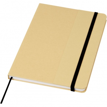 Logotrade Werbeartikel das Foto: Nelida A5 Hardcover Notizbuch aus recyceltem Karton