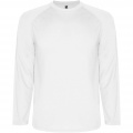 Montecarlo Langarm-Sport-Shirt für Kinder, Weiß