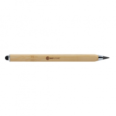 Logotrade Werbegeschenke das Foto: Eon Bambus Infinity Multitasking Stift