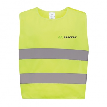 Logotrade Geschäftsgeschenke das Foto: Sicherheitsweste aus GRS recyceltem PET 3-6 Jahre