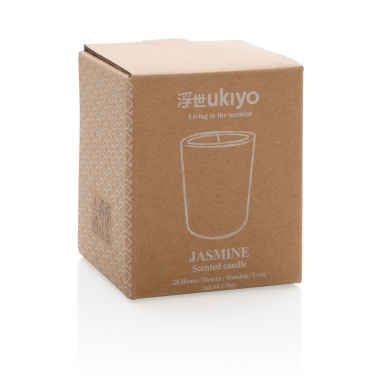 Logotrade Werbegeschenke das Foto: Ukiyo kleine parfümierte Kerze im Glas