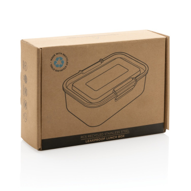Logotrade werbemittel das Foto: Auslaufsichere Lunchbox aus RCS recyceltem Stainless Steel