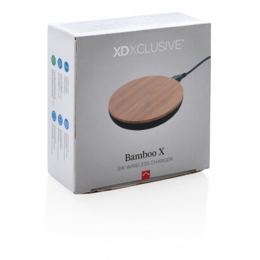 Logotrade Geschäftsgeschenke das Foto: Bamboo X 5W Wireless Charger