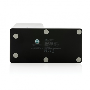 Logotrade Firmengeschenke das Foto: Ontario 10W Wireless Charger aus Bambus und RCS Kunststoff