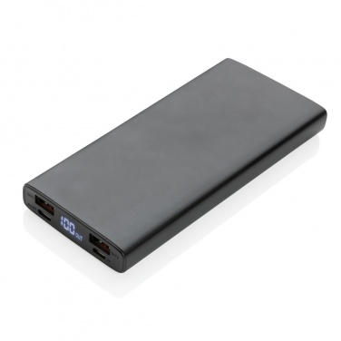 Logotrade werbemittel das Foto: 18W PD Powerbank mit 10.000 mAh aus Aluminium