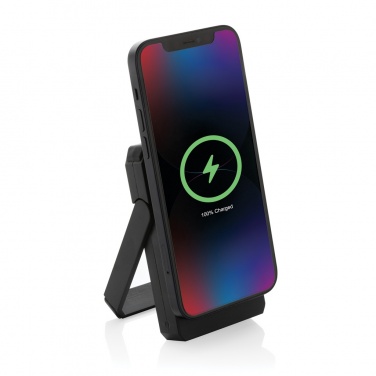 Logotrade Geschäftsgeschenke das Foto: Skywave 5000mah Solar Powerbank, 10W Wireless aus rPlastik