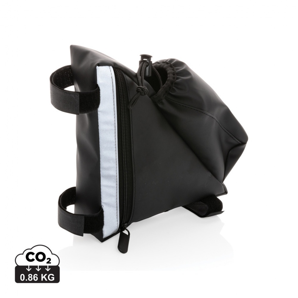 Logotrade Werbegeschenke das Foto: High-Visibility Fahrradtasche mit Flaschenhalter