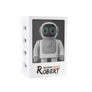 Logotrade Logogeschenke das Foto: Robert der tanzende Roboter mit Lautsprecher