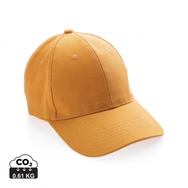 Logotrade Werbeartikel das Foto: Impact 6 Panel Kappe aus 280gr rCotton mit AWARE™ Tracer