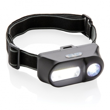 Logotrade Logogeschenke das Foto: COB und LED Stirnlampe