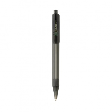 Logotrade Werbegeschenke das Foto: GRS rPET X8 transparenter Stift
