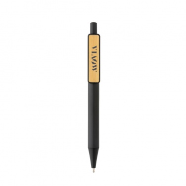 Logotrade Werbegeschenke das Foto: GRS rABS Stift mit Bambus-Clip