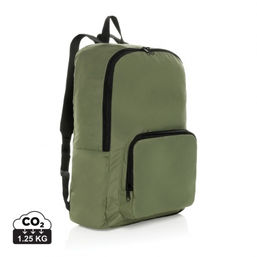 Logotrade Werbegeschenke das Foto: Dillon AWARE™ RPET faltbarer klassischer Rucksack
