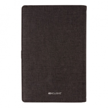 Logotrade Werbeartikel das Foto: Air 5W Wireless Charging nachfüllbares Journal-Cover A5