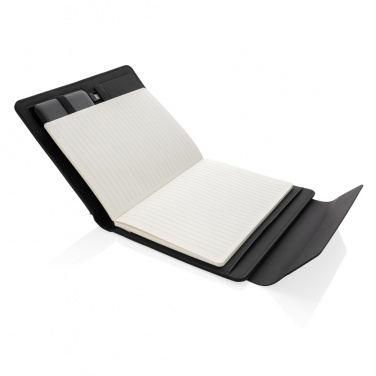 Logotrade Werbeartikel das Foto: Fiko A5 Wireless Charging Portfolio mit Powerbank