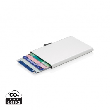 Logotrade Logogeschenke das Foto: C-Secure Aluminium RFID Kartenhalter