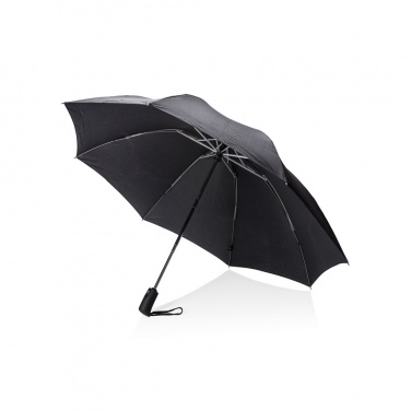 Logotrade Firmengeschenke das Foto: Swiss Peak AWARE™ 23" faltbarer umgekehrter Regenschirm