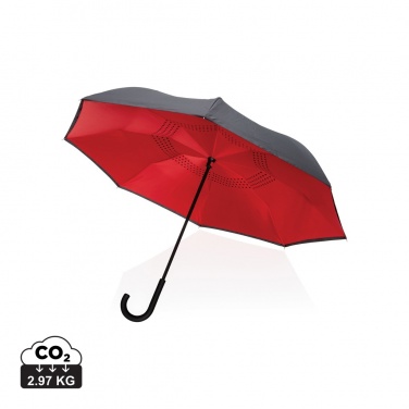 Logotrade Werbegeschenke das Foto: 23" Impact AWARE™ RPET 190T umgekehrter Schirm
