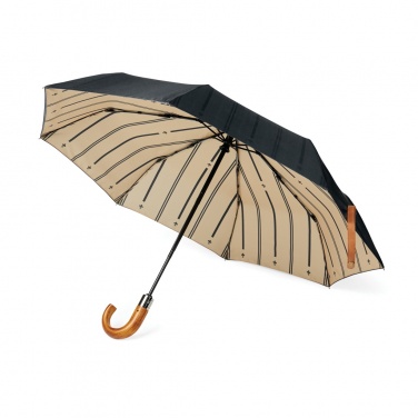 Logotrade Werbegeschenke das Foto: VINGA Bosler AWARE™ 21" faltbarer Schirm aus recyceltem PET