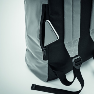 Logotrade Firmengeschenke das Foto: Reflektierender Rucksack