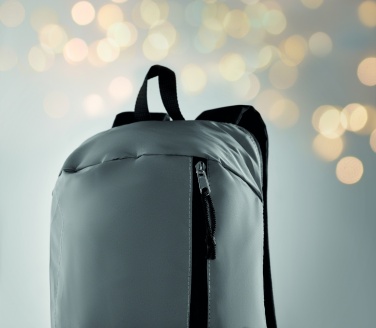 Logotrade Logogeschenke das Foto: Reflektierender Rucksack 600D